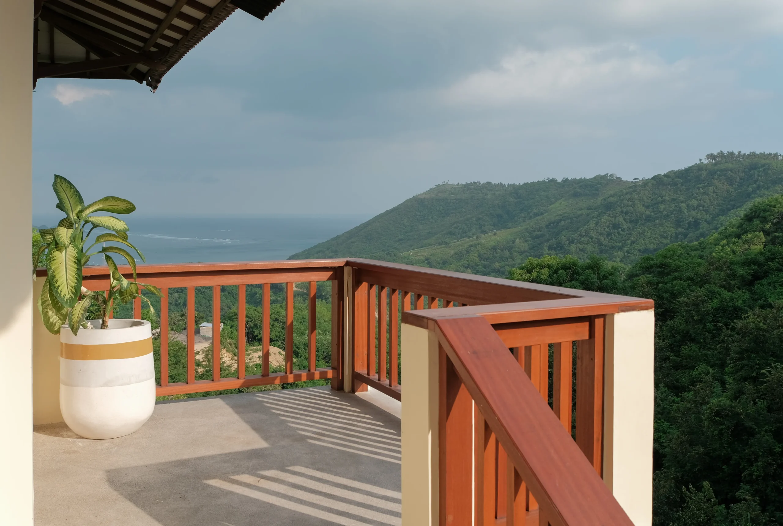 Ashtari Loft entrance with seaside view terrace