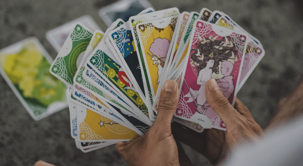 At Ashtari yoga we offer tarot card readings.